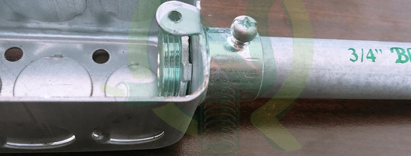 Đầu Nối Ống Thép Trơn EMT vào box 1