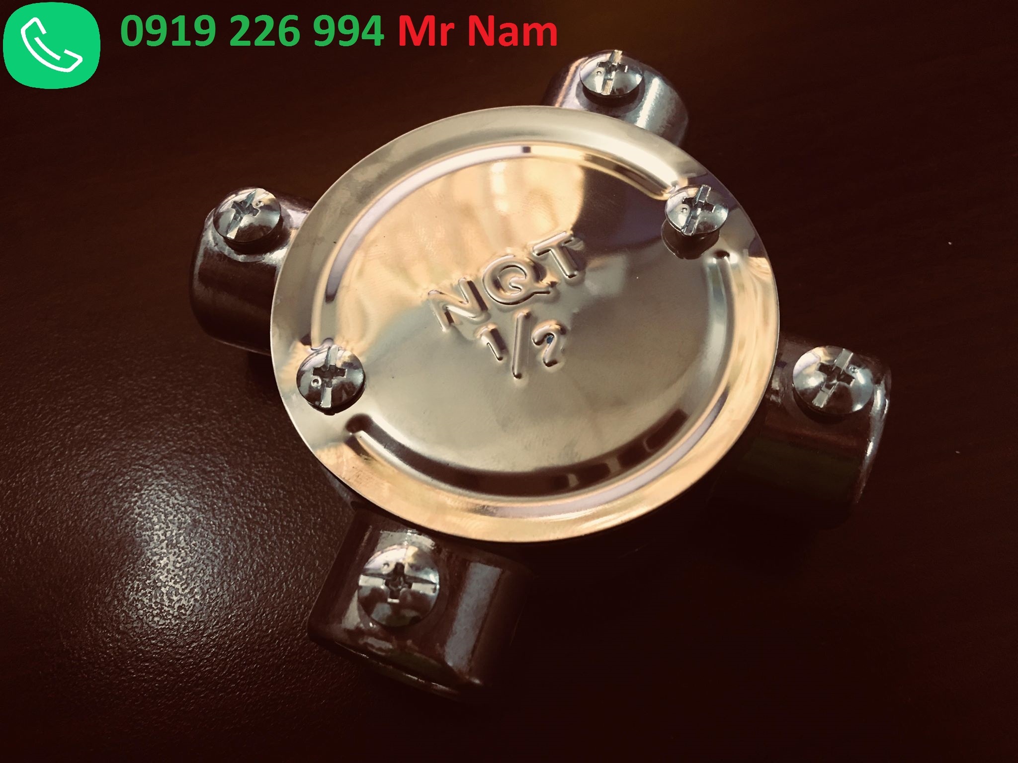 Phụ kiện ống thép luồn dây điện trơn 4 ngã 2